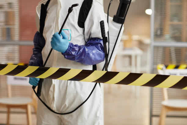 Professional Biohazard Cleanup technician working in Refugio, TX